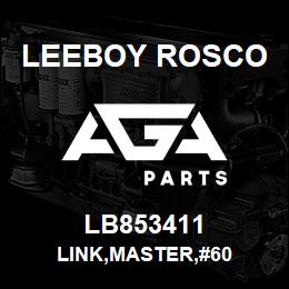 LB853411 Leeboy Rosco LINK,MASTER,#60 | AGA Parts