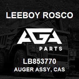 LB853770 Leeboy Rosco AUGER ASSY, CAS | AGA Parts