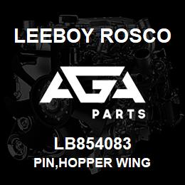 LB854083 Leeboy Rosco PIN,HOPPER WING | AGA Parts