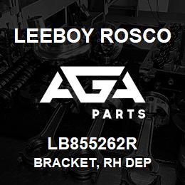 LB855262R Leeboy Rosco BRACKET, RH DEP | AGA Parts