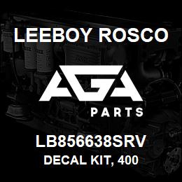 LB856638SRV Leeboy Rosco DECAL KIT, 400 | AGA Parts