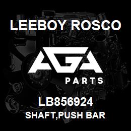 LB856924 Leeboy Rosco SHAFT,PUSH BAR | AGA Parts