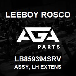 LB859394SRV Leeboy Rosco ASSY, LH EXTENS | AGA Parts