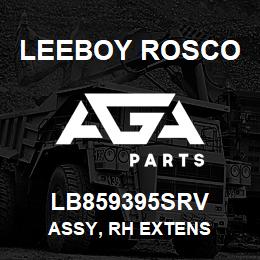 LB859395SRV Leeboy Rosco ASSY, RH EXTENS | AGA Parts