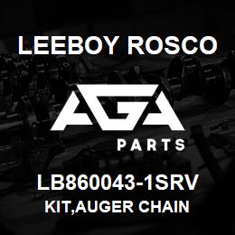 LB860043-1SRV Leeboy Rosco KIT,AUGER CHAIN | AGA Parts