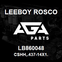 LB860048 Leeboy Rosco CSHH,.437-14X1. | AGA Parts