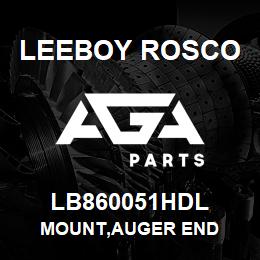 LB860051HDL Leeboy Rosco MOUNT,AUGER END | AGA Parts