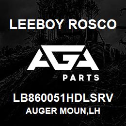 LB860051HDLSRV Leeboy Rosco AUGER MOUN,LH | AGA Parts