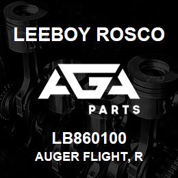 LB860100 Leeboy Rosco AUGER FLIGHT, R | AGA Parts