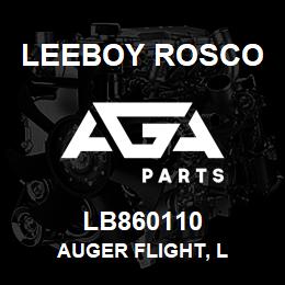 LB860110 Leeboy Rosco AUGER FLIGHT, L | AGA Parts