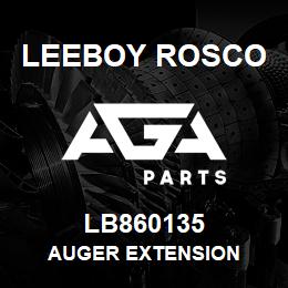 LB860135 Leeboy Rosco AUGER EXTENSION | AGA Parts