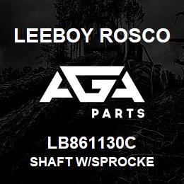 LB861130C Leeboy Rosco SHAFT W/SPROCKE | AGA Parts