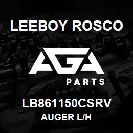 LB861150CSRV Leeboy Rosco AUGER L/H | AGA Parts