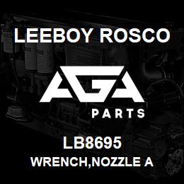 LB8695 Leeboy Rosco WRENCH,NOZZLE A | AGA Parts