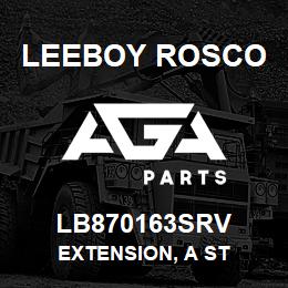 LB870163SRV Leeboy Rosco EXTENSION, A ST | AGA Parts