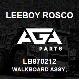 LB870212 Leeboy Rosco WALKBOARD ASSY, | AGA Parts