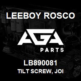 LB890081 Leeboy Rosco TILT SCREW, JOI | AGA Parts