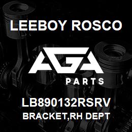 LB890132RSRV Leeboy Rosco BRACKET,RH DEPT | AGA Parts