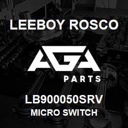 LB900050SRV Leeboy Rosco MICRO SWITCH | AGA Parts