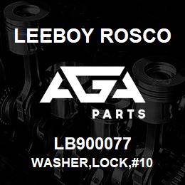 LB900077 Leeboy Rosco WASHER,LOCK,#10 | AGA Parts