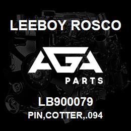 LB900079 Leeboy Rosco PIN,COTTER,.094 | AGA Parts