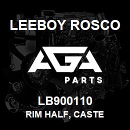 LB900110 Leeboy Rosco RIM HALF, CASTE | AGA Parts