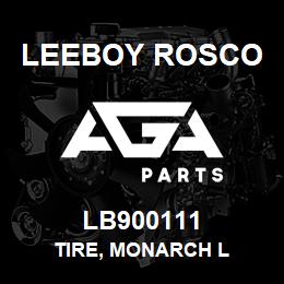 LB900111 Leeboy Rosco TIRE, MONARCH L | AGA Parts