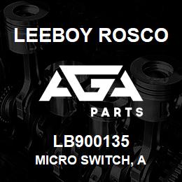 LB900135 Leeboy Rosco MICRO SWITCH, A | AGA Parts