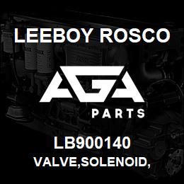 LB900140 Leeboy Rosco VALVE,SOLENOID, | AGA Parts