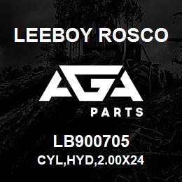 LB900705 Leeboy Rosco CYL,HYD,2.00X24 | AGA Parts