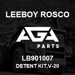 LB901007 Leeboy Rosco DETENT KIT,V-20 | AGA Parts