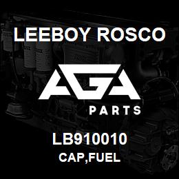 LB910010 Leeboy Rosco CAP,FUEL | AGA Parts