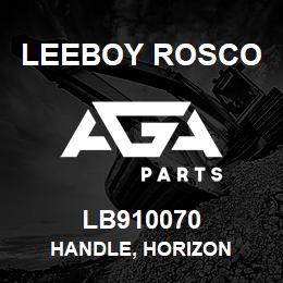 LB910070 Leeboy Rosco HANDLE, HORIZON | AGA Parts