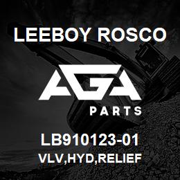 LB910123-01 Leeboy Rosco VLV,HYD,RELIEF | AGA Parts