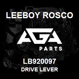 LB920097 Leeboy Rosco DRIVE LEVER | AGA Parts