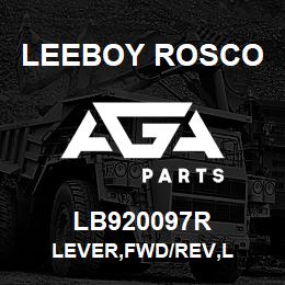 LB920097R Leeboy Rosco LEVER,FWD/REV,L | AGA Parts