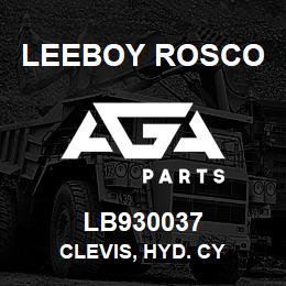 LB930037 Leeboy Rosco CLEVIS, HYD. CY | AGA Parts