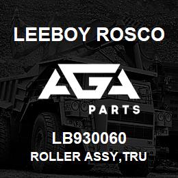 LB930060 Leeboy Rosco ROLLER ASSY,TRU | AGA Parts