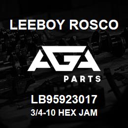 LB95923017 Leeboy Rosco 3/4-10 HEX JAM | AGA Parts