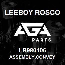 LB980106 Leeboy Rosco ASSEMBLY,CONVEY | AGA Parts