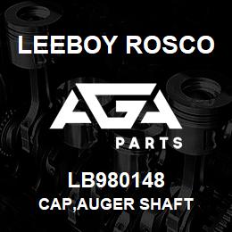 LB980148 Leeboy Rosco CAP,AUGER SHAFT | AGA Parts