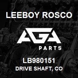 LB980151 Leeboy Rosco DRIVE SHAFT, CO | AGA Parts