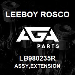 LB980235R Leeboy Rosco ASSY,EXTENSION | AGA Parts