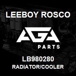 LB980280 Leeboy Rosco RADIATOR/COOLER | AGA Parts