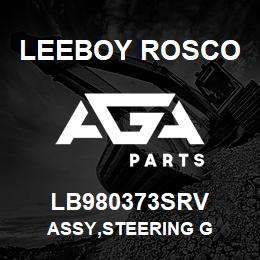 LB980373SRV Leeboy Rosco ASSY,STEERING G | AGA Parts