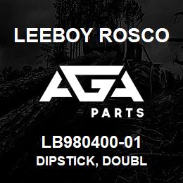 LB980400-01 Leeboy Rosco DIPSTICK, DOUBL | AGA Parts