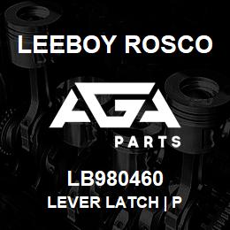 LB980460 Leeboy Rosco LEVER LATCH | P | AGA Parts