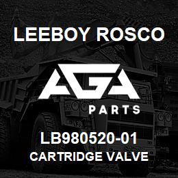 LB980520-01 Leeboy Rosco CARTRIDGE VALVE | AGA Parts