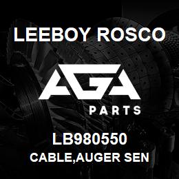 LB980550 Leeboy Rosco CABLE,AUGER SEN | AGA Parts