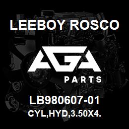 LB980607-01 Leeboy Rosco CYL,HYD,3.50X4. | AGA Parts